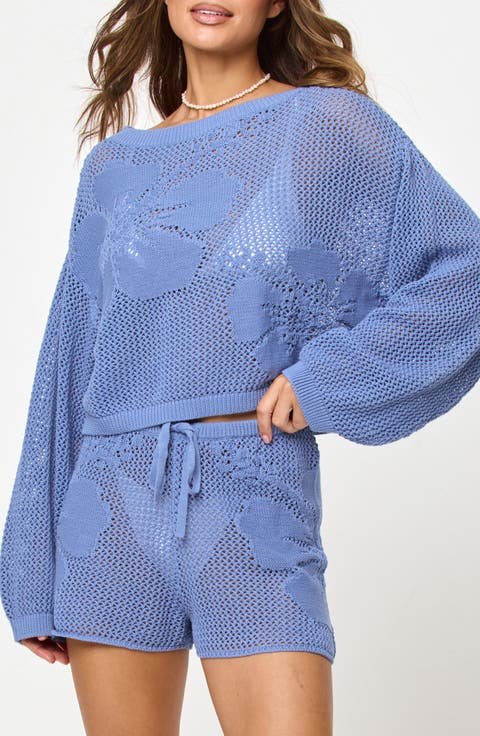 Island Time Open Stitch Cover-Up Sweater