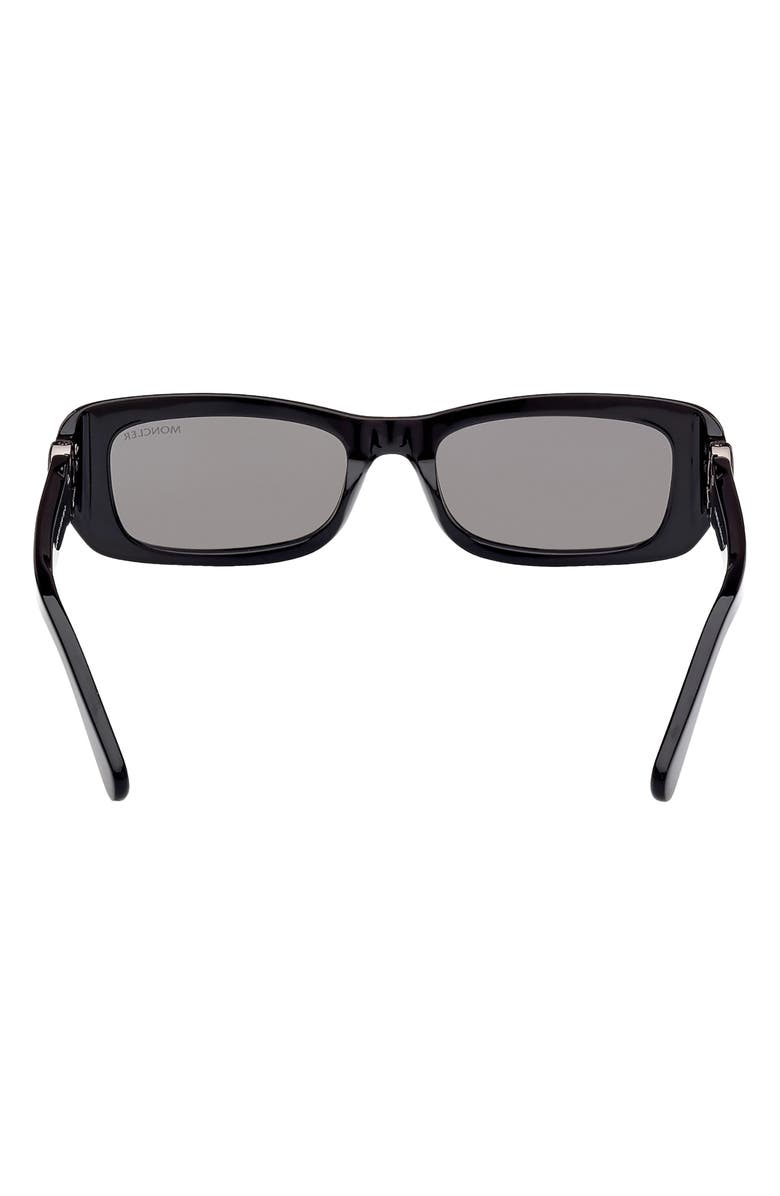 Moncler 55mm Rectangular Sunglasses, Alternate, color, 