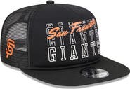 New Era Men's New Era Black San Francisco Giants  Street Team A-Frame Trucker 9FIFTY Snapback Hat