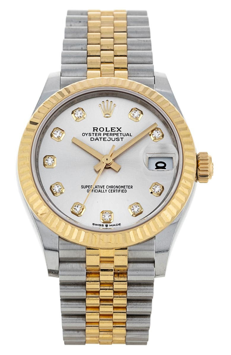 Watchfinder & Co. Rolex Preowned Datejust Lady Automatic Bracelet Watch, 31mm, Main, color, 