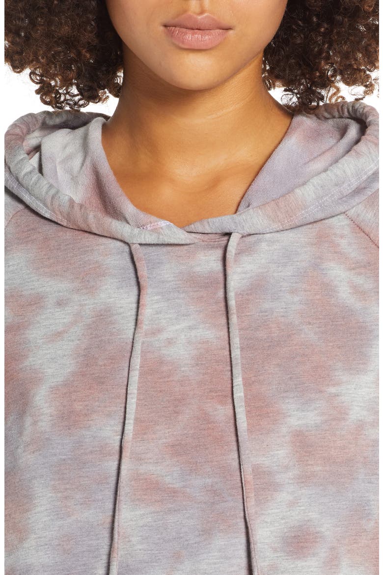 Ultraviolet Tie Dye Hoodie, Alternate, color, PURPLE TIE DYE