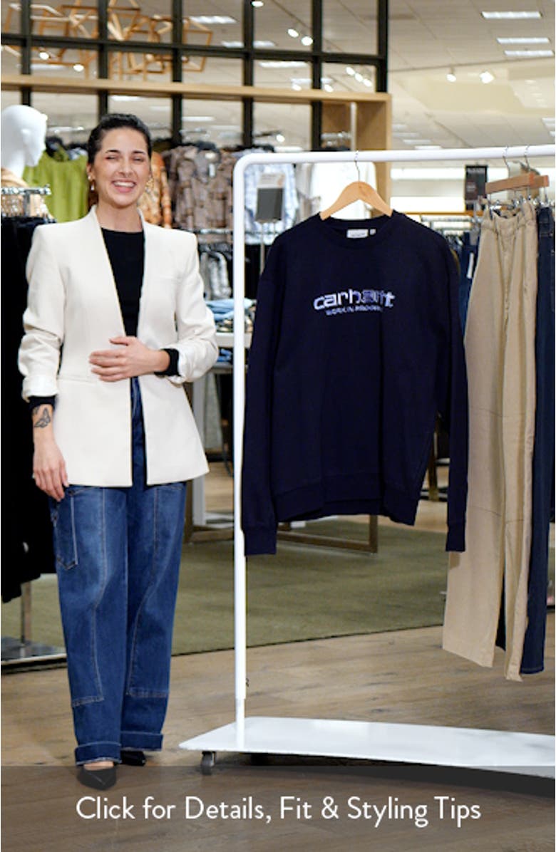 Solar Chrome Cotton Graphic Sweatshirt, sales video thumbnail