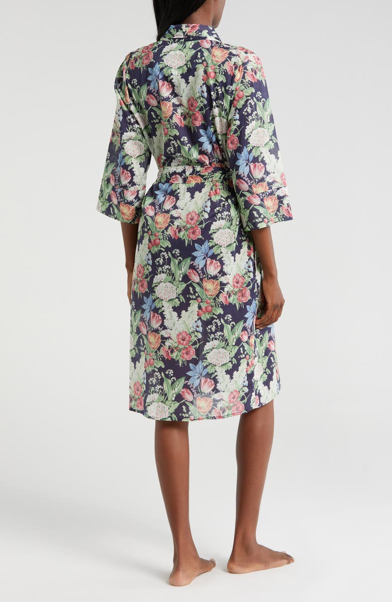 Papinelle Clara Floral Cotton Robe, Alternate, color, 