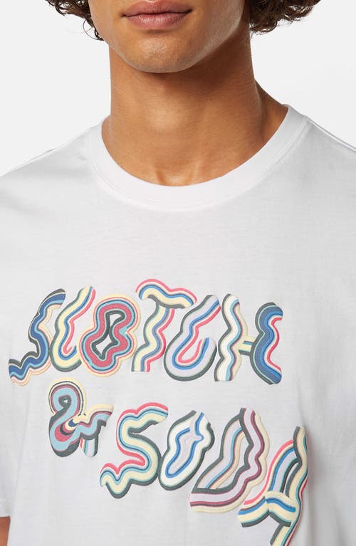 Scotch & Soda Relaxed Fit Cotton T-shirt In White