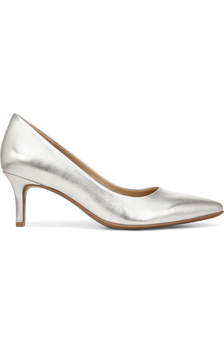 Naturalizer Everly Pump, Alternate, color, Silver Leather