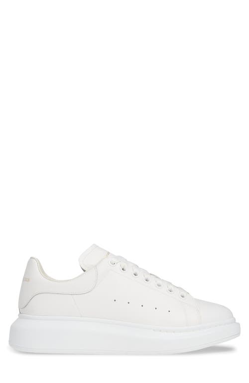 Alexander Mcqueen Oversized Sne In White/white