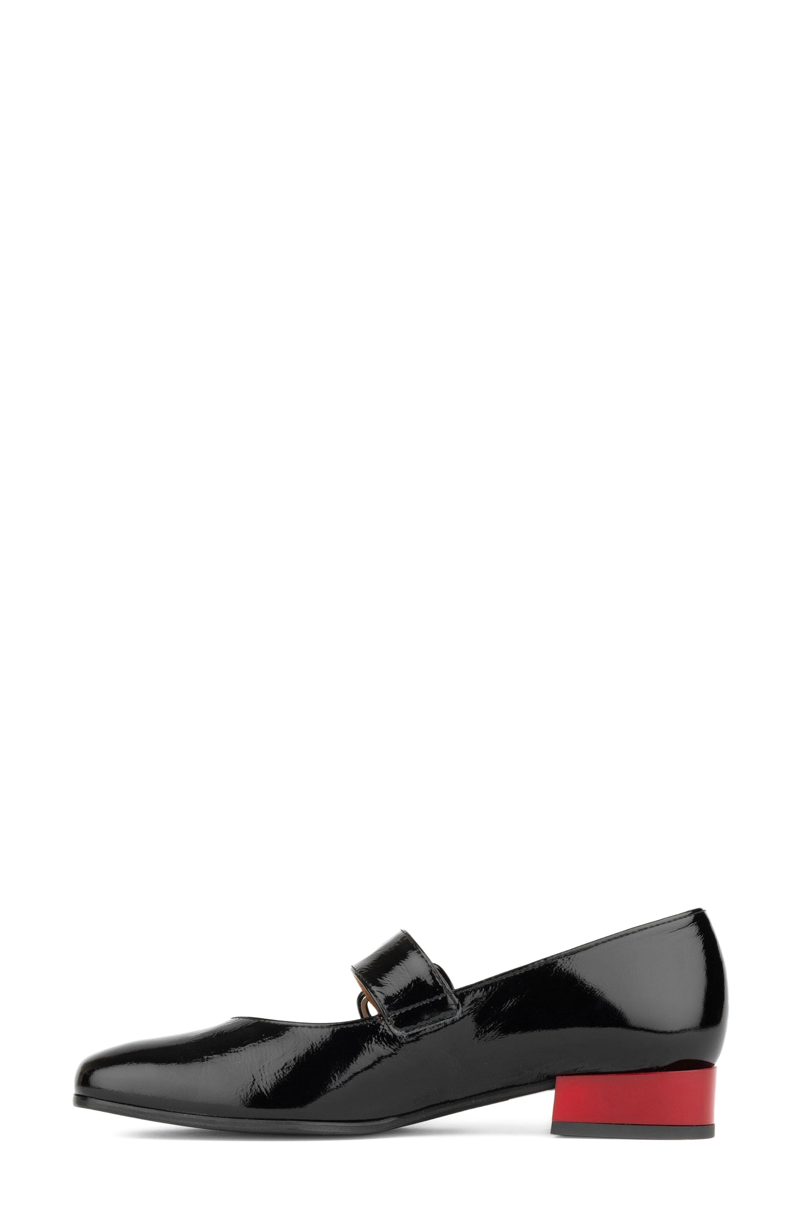 Bliss Mary Jane Flat, Alternate, color, BLACK