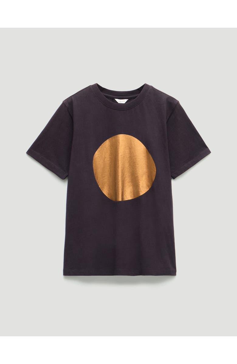 Hush Metallic Graphic Cotton T-Shirt, Alternate, color, Plum Purple