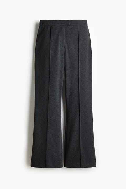 Bootcut Crease-front Trousers