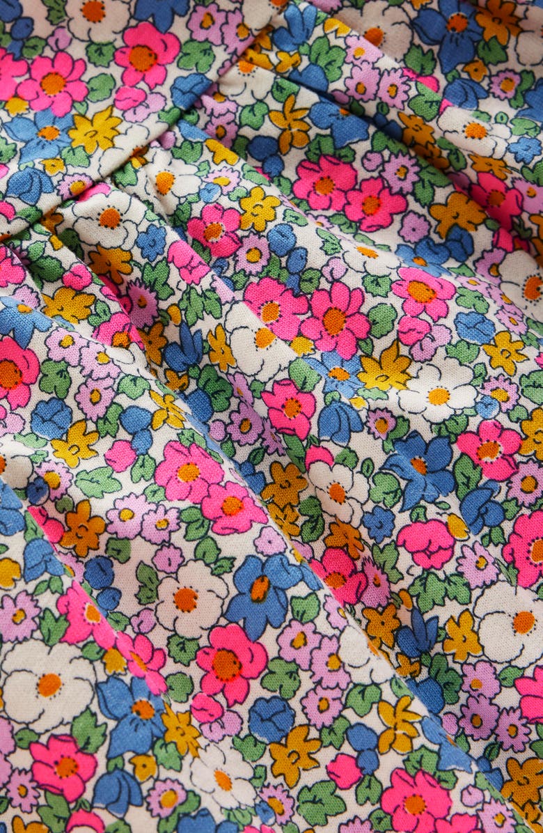 Mini Boden Kids' Ariel Tiered Cotton Jersey T-Shirt Dress, Alternate, color, Ditsy Floral