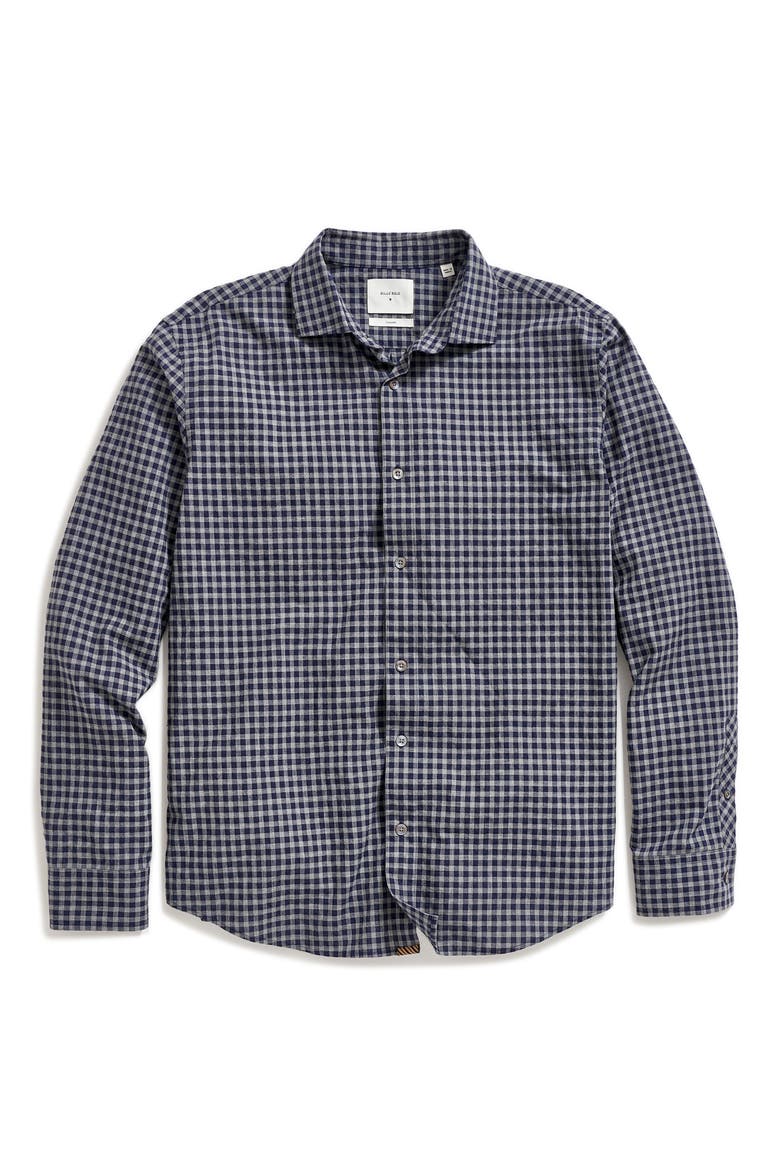 Tuscumbia Sport Shirt, Alternate, color, NAVY/GREY