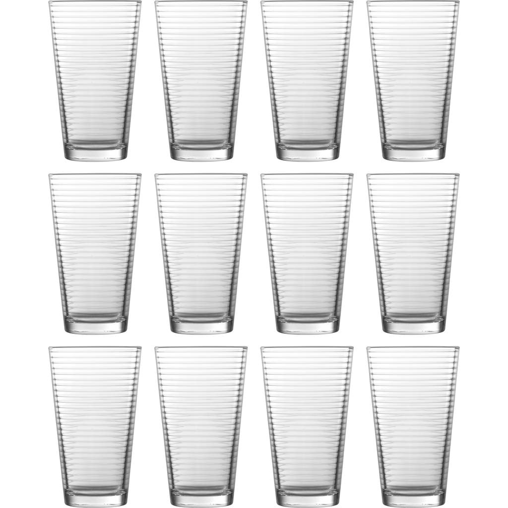 Fortessa Arcade Mixing Pint Glass Set Of 12 In Clear