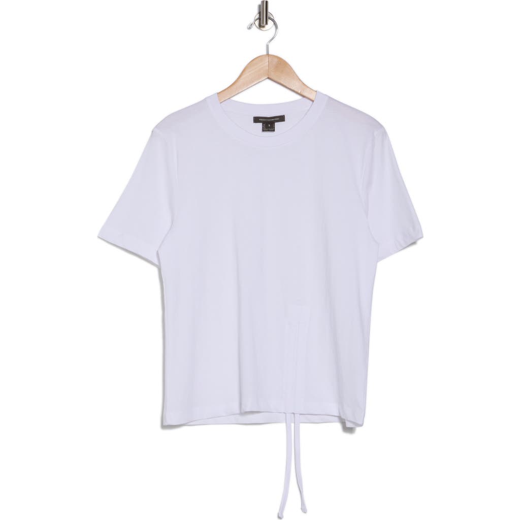 French Connection Rallie Ruched Tie T-shirt