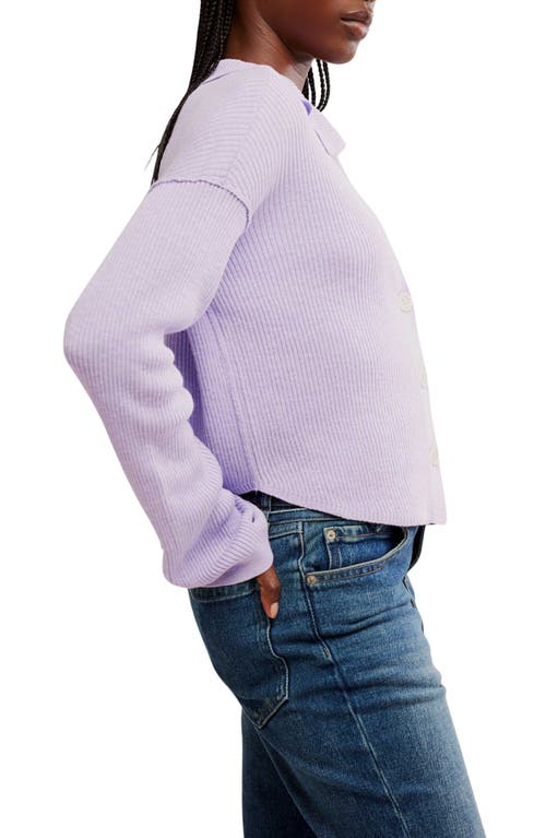 FREE PEOPLE FREE PEOPLE ELLA BUTTON-UP SWEATER 