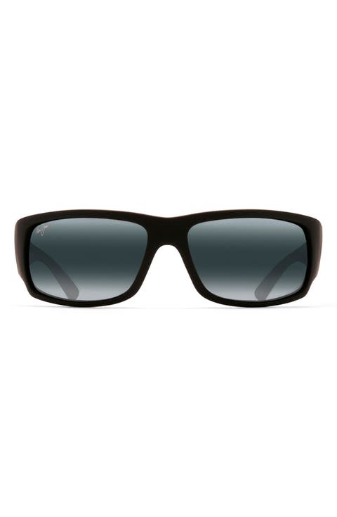 World Cup 64mm Polarized Oversize Sport Sunglasses