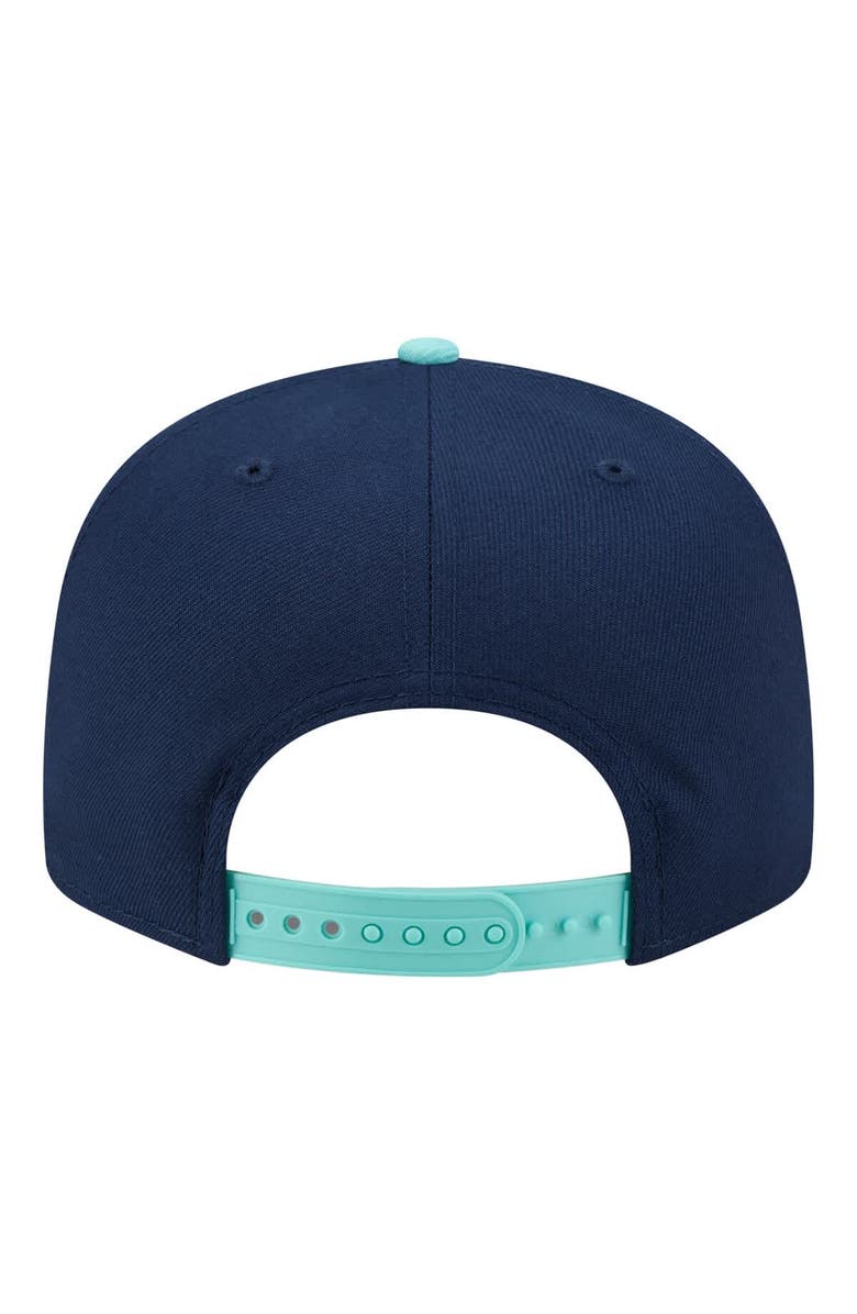 New Era Men's New Era Navy/Turquoise New York Mets Two-Tone Color Pack 9FIFTY Snapback Hat, Alternate, color, Navy