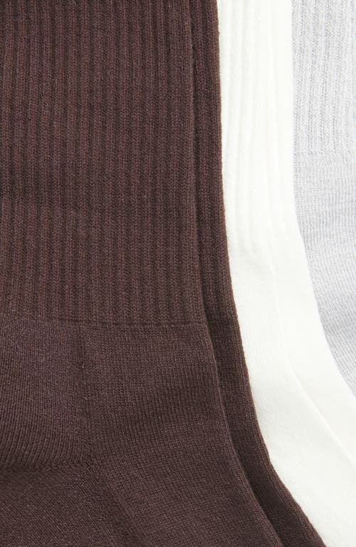 Zella 3-pack Crew Socks In Multi