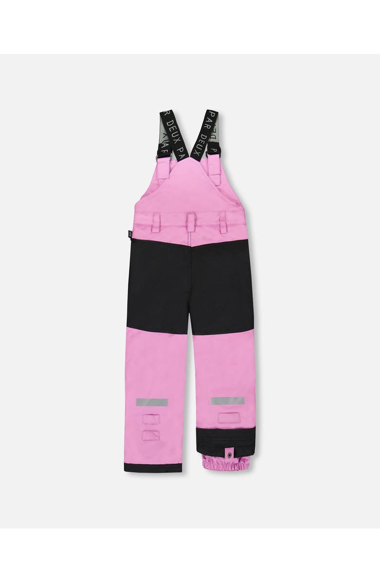 Deux par Deux Girl Solid Play Overall Snow Bib, Alternate, color, Purple