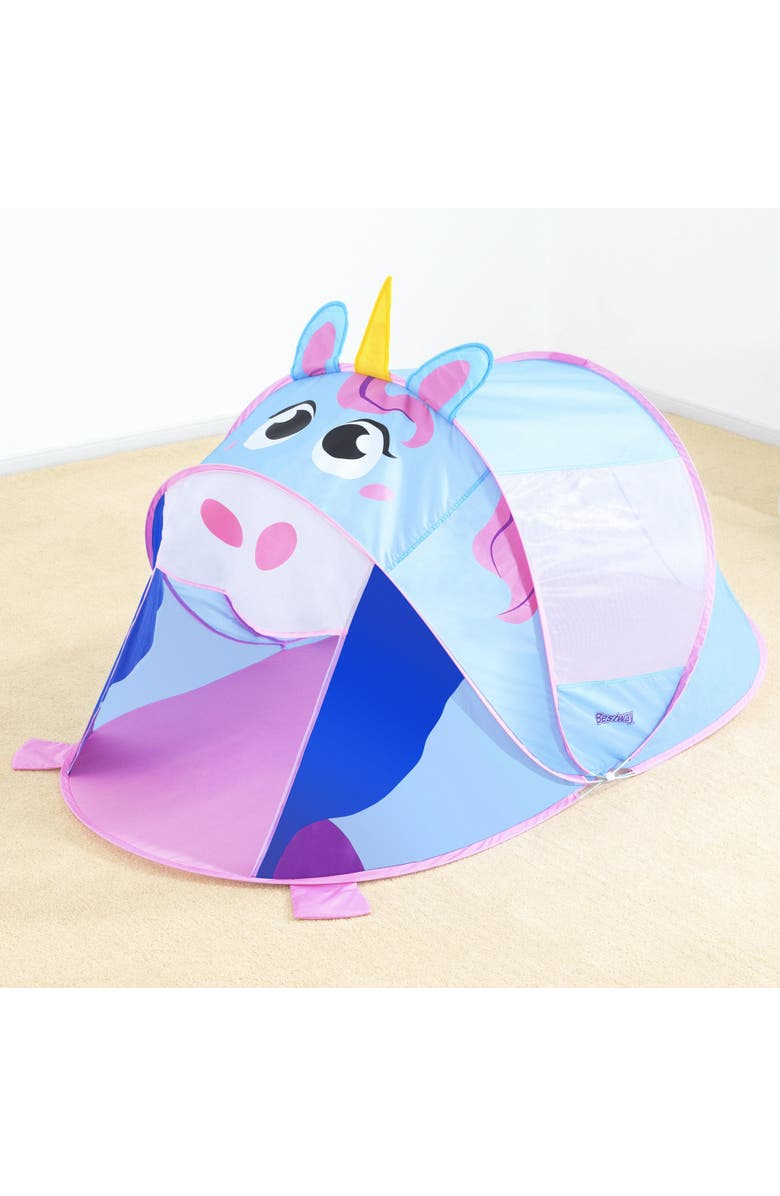 Bestway Adventurechasers Unicorn Play Popup Tent, Alternate, color, Multicolored