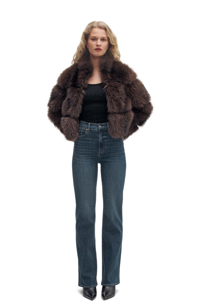 Evie High Waist Slim Bootcut Jeans, Alternate, color, BLUEBIRD