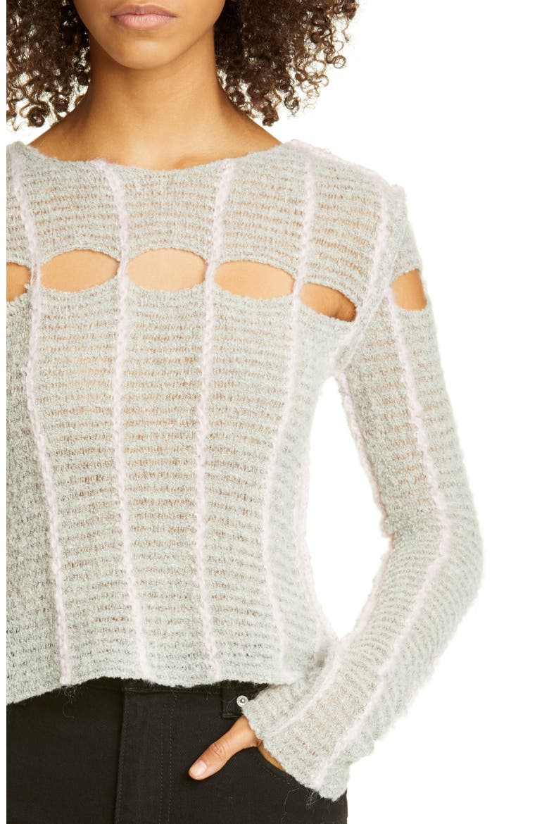 Peaking Light Sweater, Alternate, color, POODLE