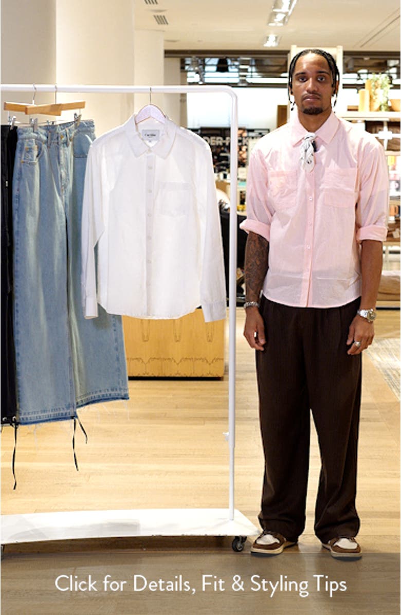 Solid Linen & Cotton Button-Up Shirt, sales video thumbnail