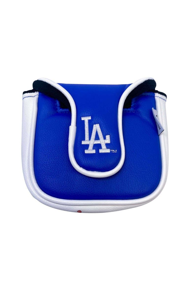 Blue Los Angeles Dodgers Logo Track Mallet Putter Cover, Main, color, Blue