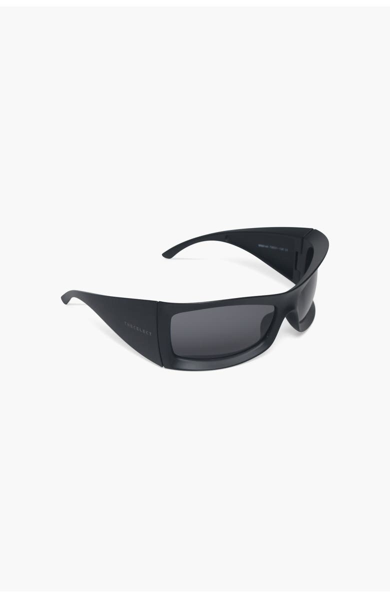 THE CELECT Broad Sunglasses, Alternate, color, Matte Black