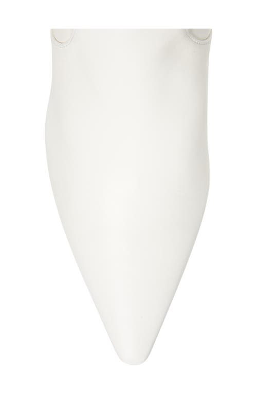 Stuart Weitzman Naomi Over The Knee Boot In White