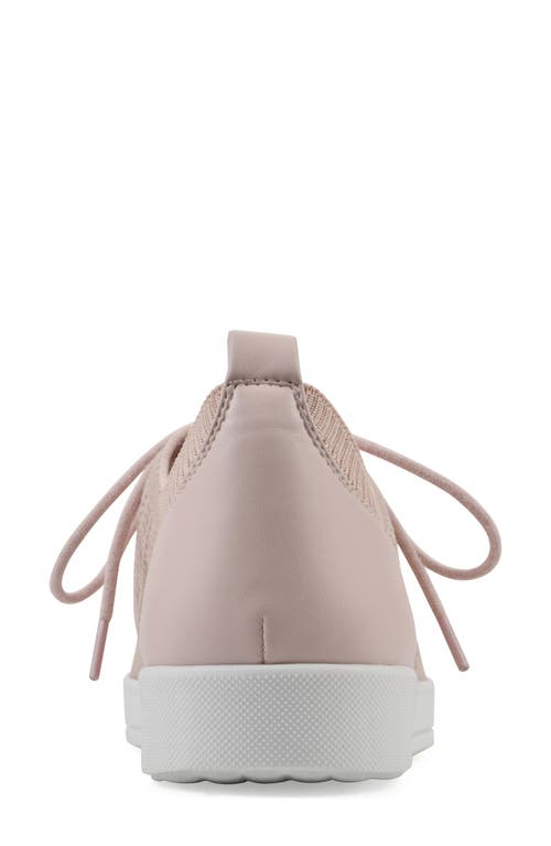White Mountain Footwear Upscale Knit Sneaker In Mauve Fabric