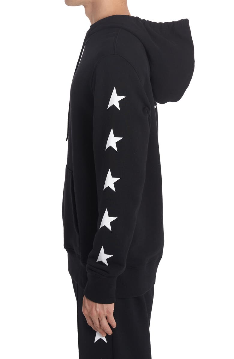 Golden Goose Star Graphic Hoodie, Alternate, color, 