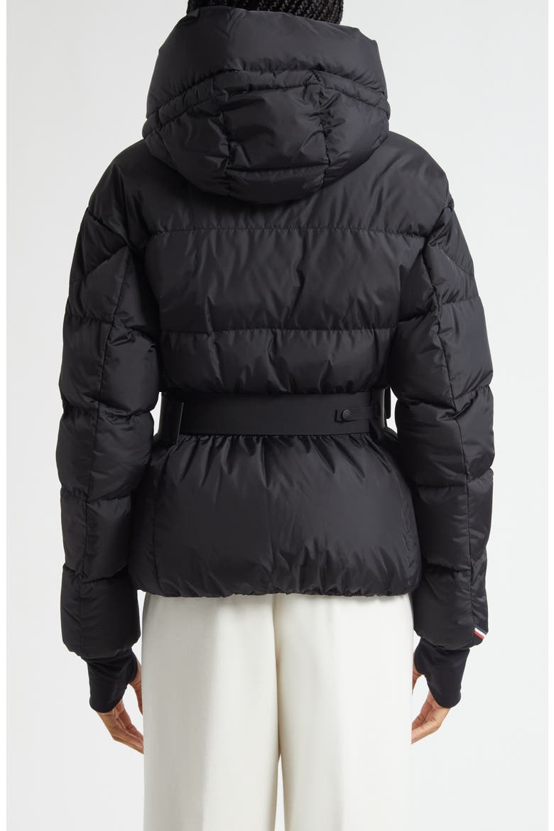 Bouquetin Hooded Down Puffer Jacket, Alternate, color, BLACK