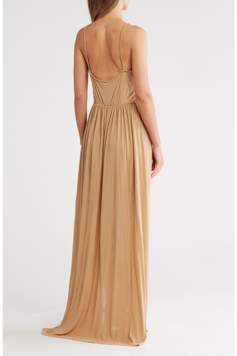 Empire Waist Maxi Dress, Alternate, color, COCOON