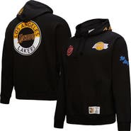 Mitchell & Ness Men's Mitchell & Ness  Black Los Angeles Lakers Hardwood Classics Blackout Collection Pullover Hoodie