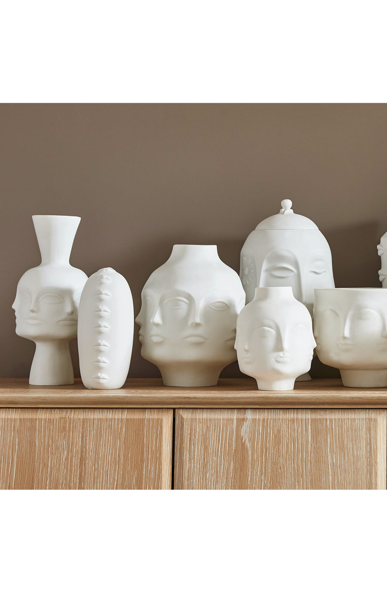 Jonathan Adler Dora Maar Vase, Alternate, color, White