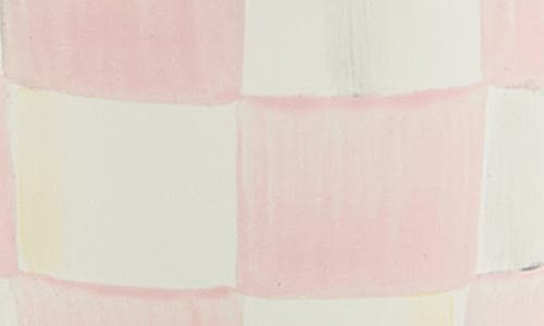 Mackenzie-childs Mackenzie Childs Rosy Check Pedestal Vase In Pink