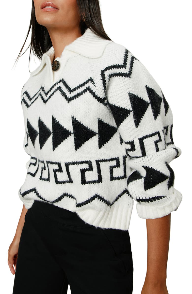 Sanctuary Below Zero Sweater, Alternate, color, Beige/ Chalk