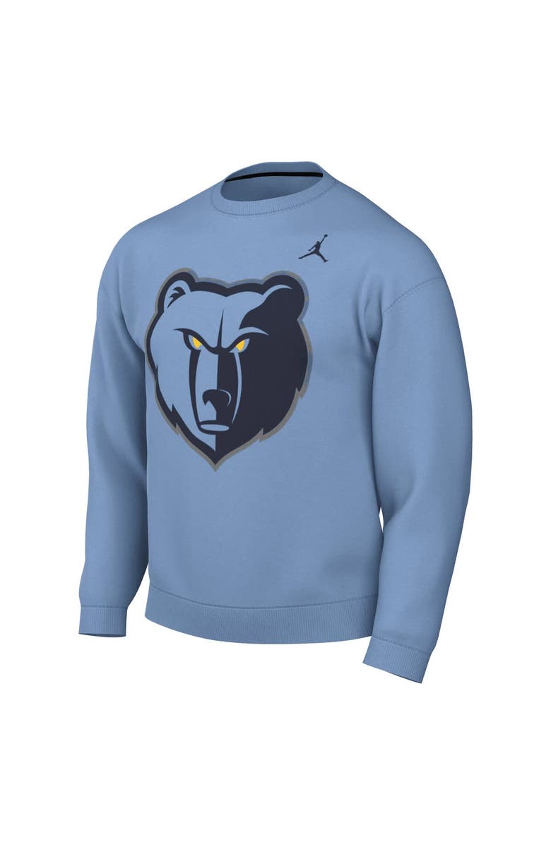 Jordan Brand Men's Jordan Brand Light Blue Memphis Grizzlies Statement Edition Sweatshirt, Alternate, color, Light Blue
