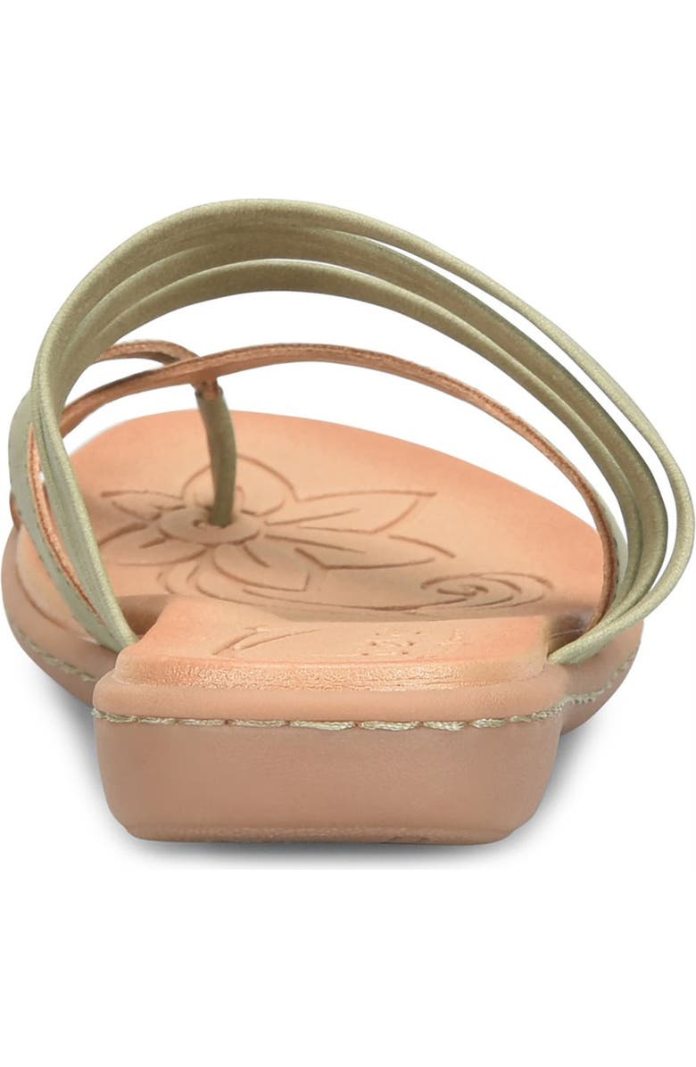 B O C BY BØRN Alisha Toe Loop Sandal, Alternate, color, Light Green Nubuck