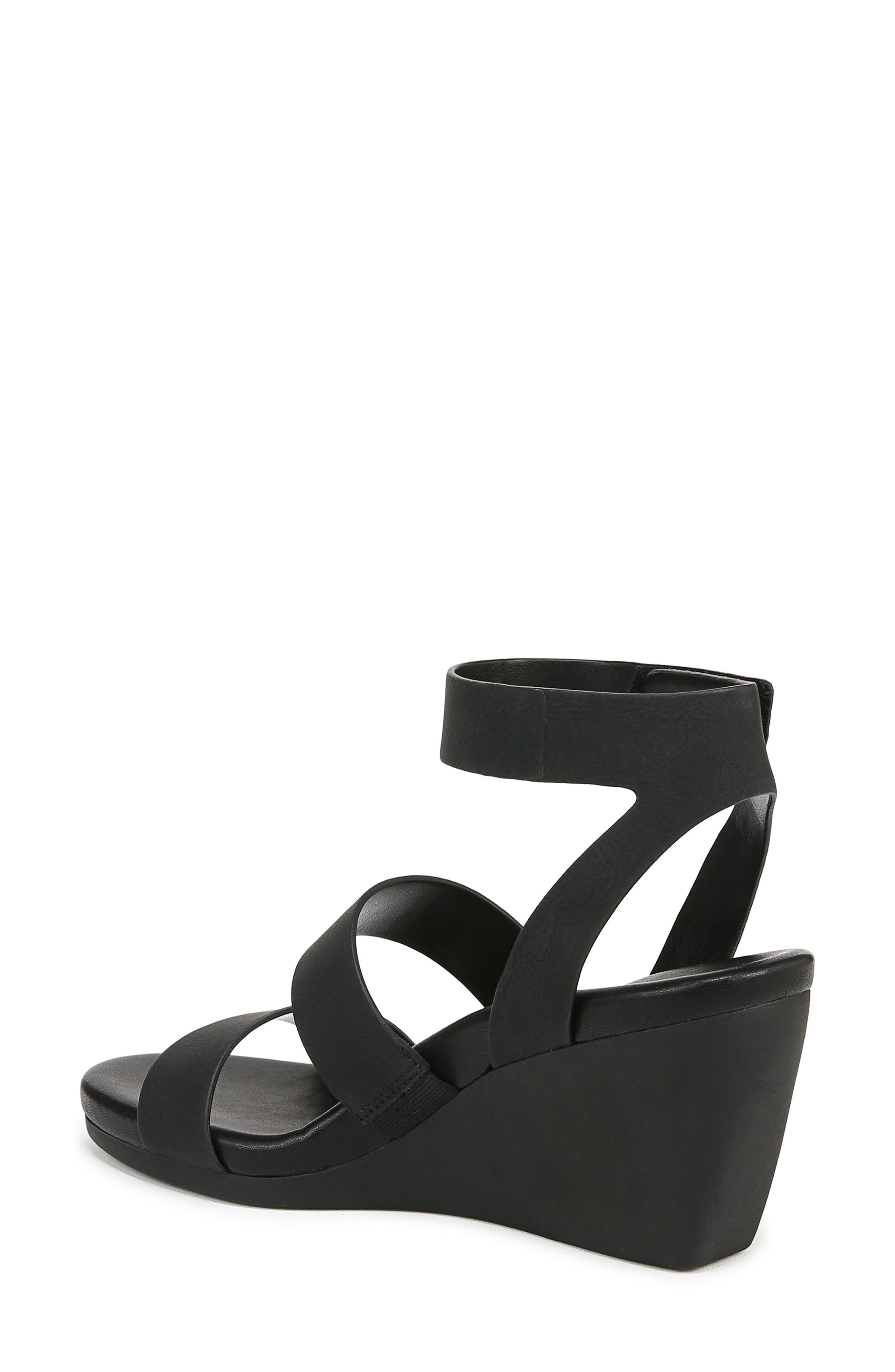 Naturalizer Priya Wedge Sandal, Alternate, color, Black