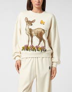 PHILIPP PLEIN Fleece Washed Sweatshirt Fairy Women