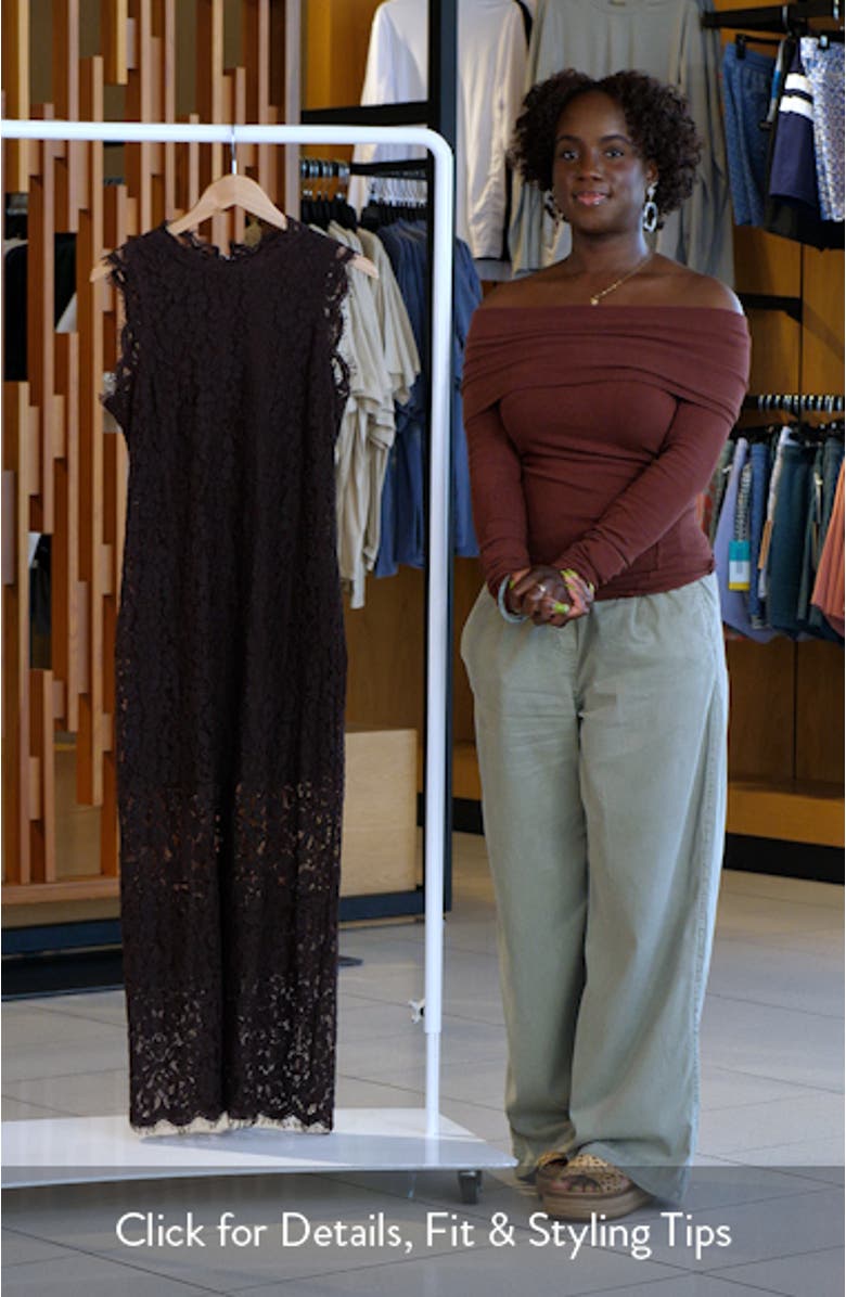 Front Slit Lace Dress, sales video thumbnail