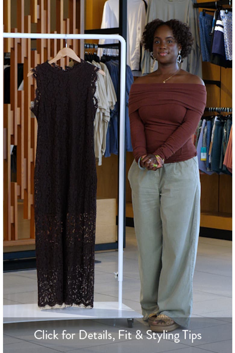 Front Slit Lace Dress video