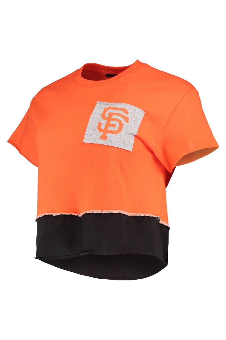 Women's Refried Apparel Orange San Francisco Giants Cropped T-Shirt, Alternate, color, Orange