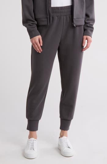 Z By Zella Whisper Knit Slim Joggers In Gray
