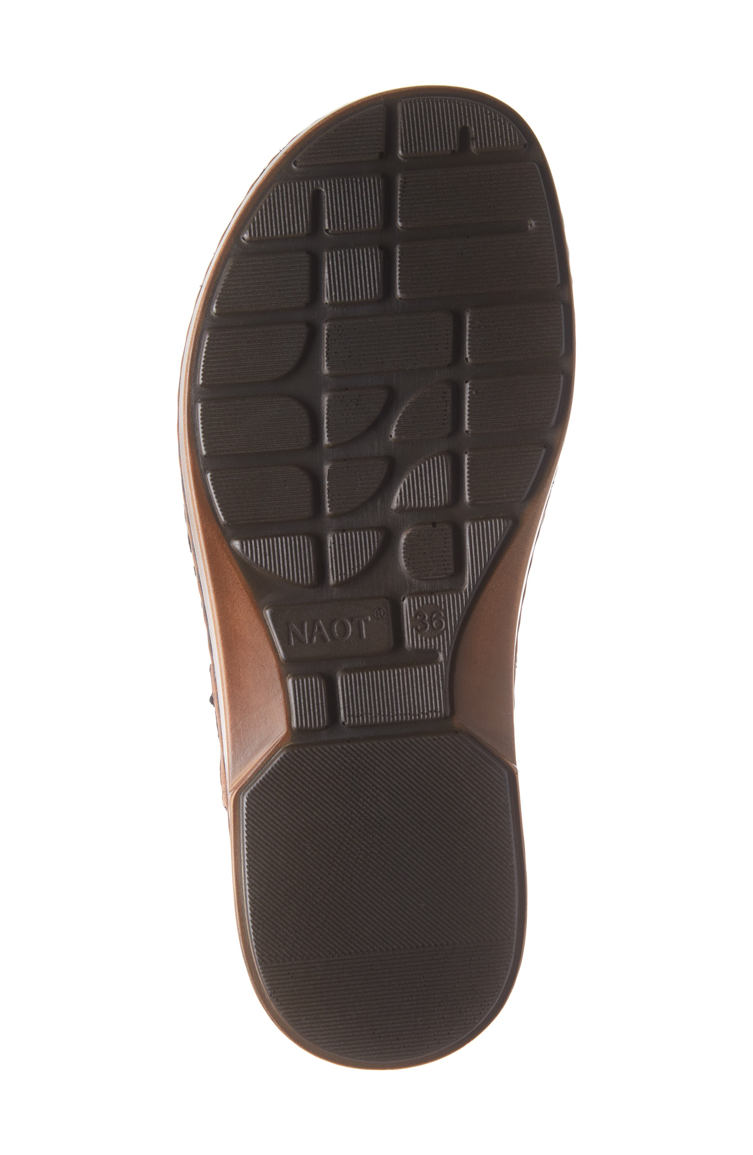Naot Lamego Sandal, Alternate, color, Black Leather