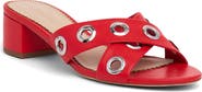 Cinq à Sept Maya Studded Block Heel Sandal