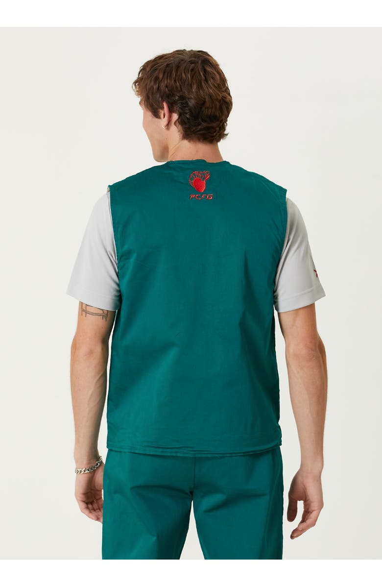 PCFG Cotton Woven Track Vest Men, Alternate, color, Leopard