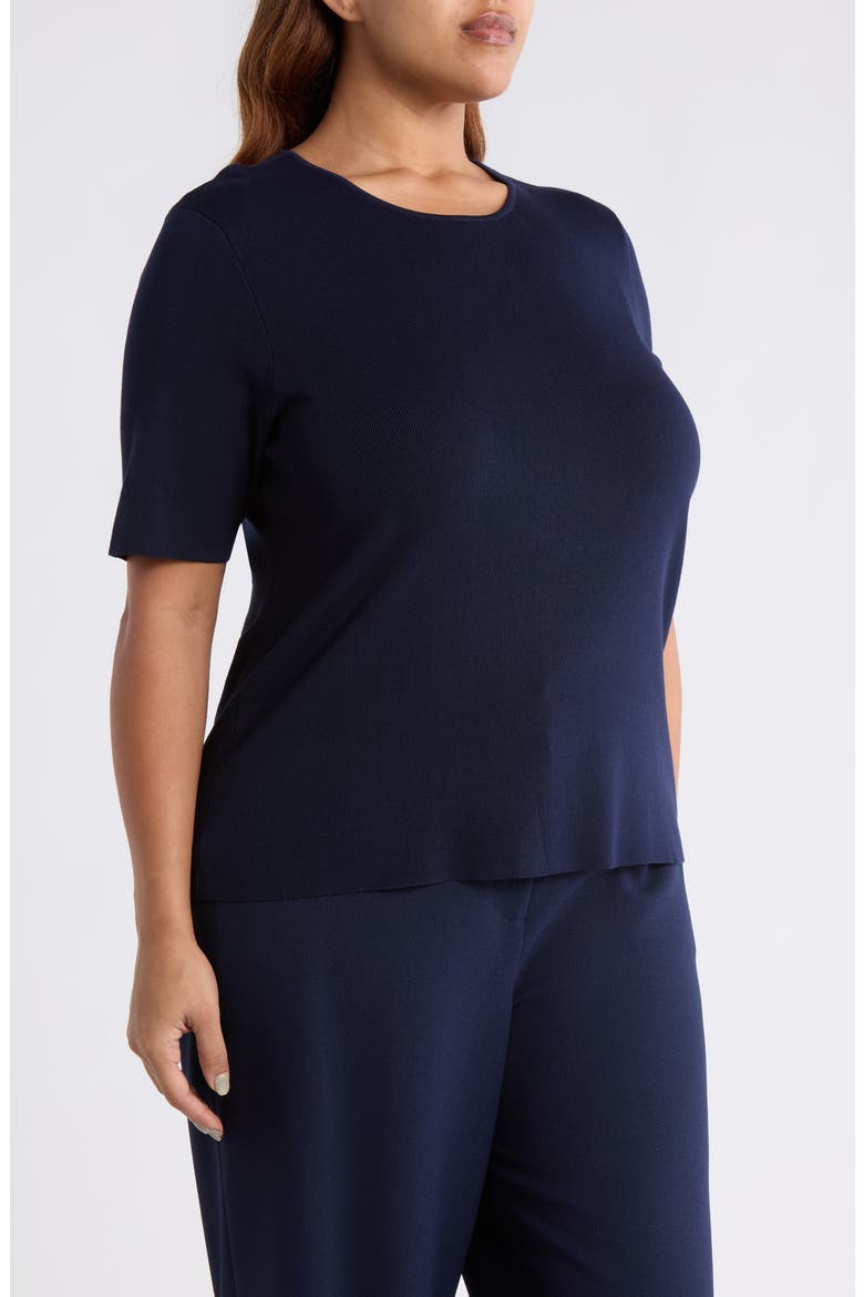 Rib Top, Alternate, color, NAVY
