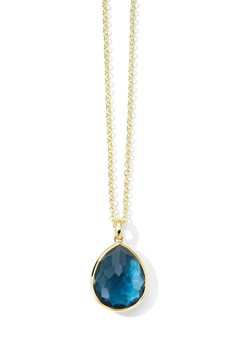 Ippolita Medium Rock Candy Teardrop Pendant Necklace, Main, color, 